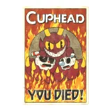 Plagát Cuphead - You Died!