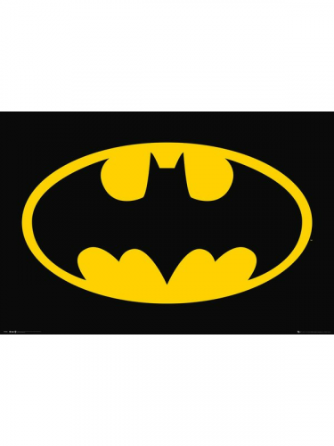 Plagát DC Comics - Bat Symbol