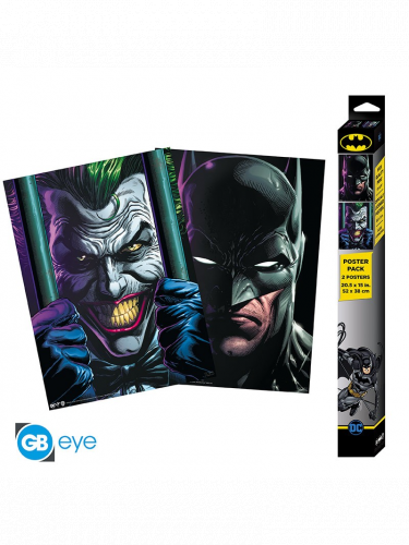 Plagát DC Comics - Batman & Joker (sada 2 ks)