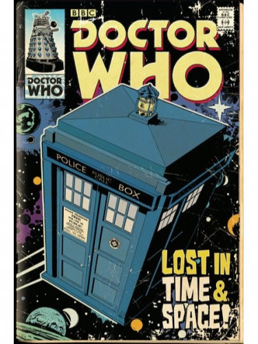 Plagát Dr. Who - Tardis Comic