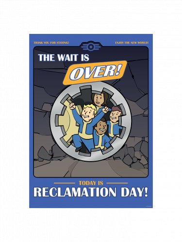 Plagát Fallout - Reclamation Day