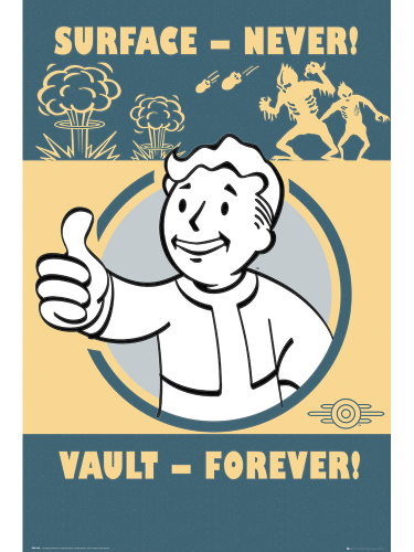 Plagát Fallout - Vault Forever