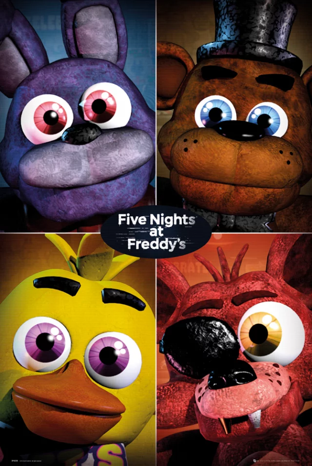 Plagát Five Nights At Freddys - Quad
