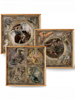 Plagát Heroes of Might and Magic III - Dragons, Archangel & Archdevil (sada 3 kusov)