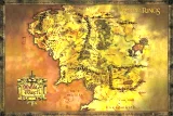 Plagát Lord of the Rings - Classic Map