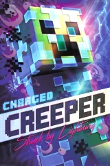Plagát Minecraft - Charged Creeper
