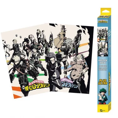 Plagát My Hero Academia - Heroes/Villains (sada 2 ks)