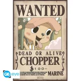 Plagát One Piece - Wanted Brook & Chopper (sada 2 ks)