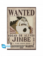 Plagát One Piece - Wanted Jinbe Wano