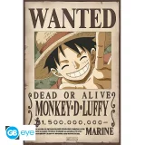 Plagát One Piece - Wanted Luffy & Ace (sada 2 ks)