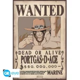 Plagát One Piece - Wanted Luffy & Ace (sada 2 ks)