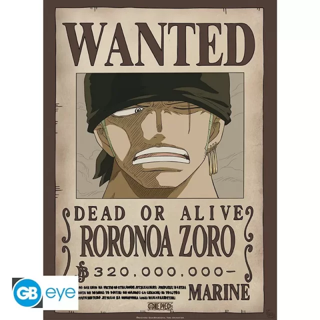 Plagát One Piece - Wanted Zoro & Sanji (sada 2 ks)