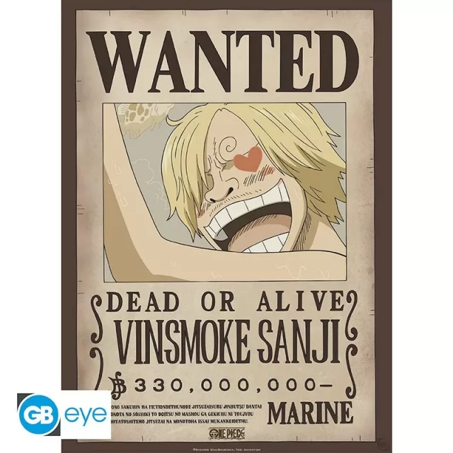 Plagát One Piece - Wanted Zoro & Sanji (sada 2 ks)