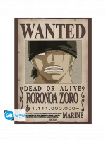 Plagát One Piece - Wanted Zoro
