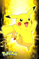 Plagát Pokémon - Pikachu Neon