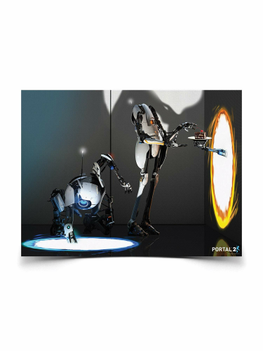 Plagát Portal 2 - Atlas and P-Body