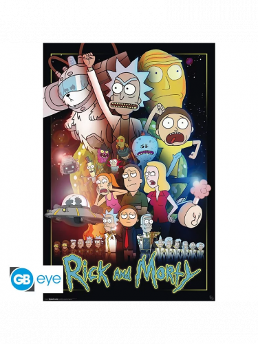 Plagát Rick and Morty - Wars