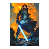 Plagát Star Wars: Obi-Wan Kenobi - Flames Painting