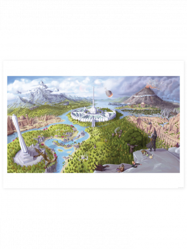 Plagát The Elder Scrolls IV: Oblivion - Imperial City Art Print