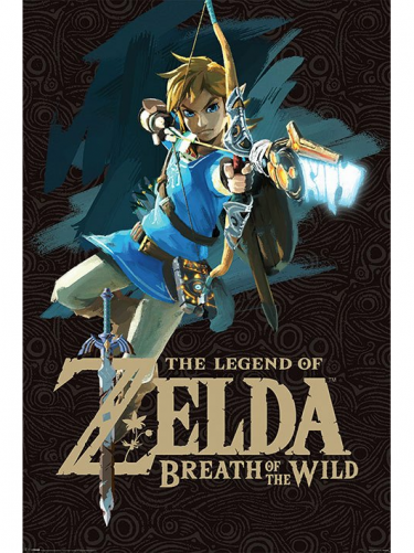 Plagát The Legend of Zelda: Breath of the Wild - Link