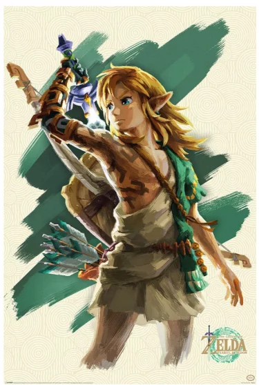 Plagát The Legend of Zelda: Tears of the Kingdom - Link Unleashed