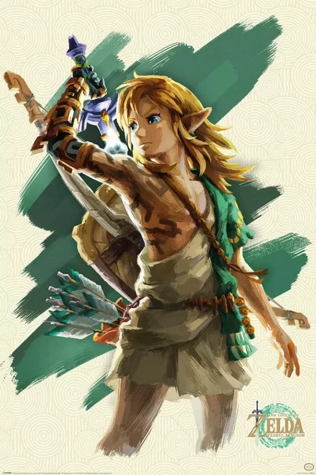 Plagát The Legend of Zelda: Tears of the Kingdom - Link Unleashed