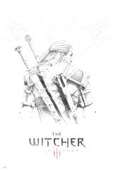 Plagát Zaklínač - Geralt Sketch