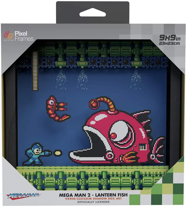 Zarámovaný plagát Mega Man 2 - Lantern Fish (Pixel Frames)