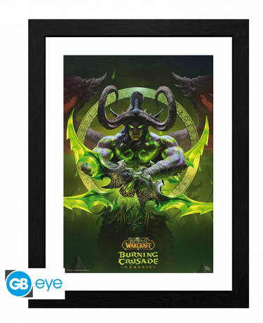 Zarámovaný plagát World of Warcraft - Illidan