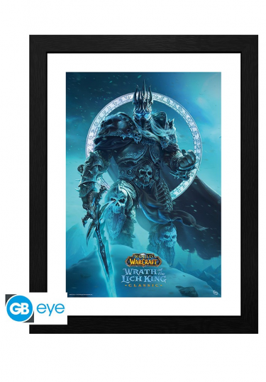 Zarámovaný plagát World of Warcraft - Lich King