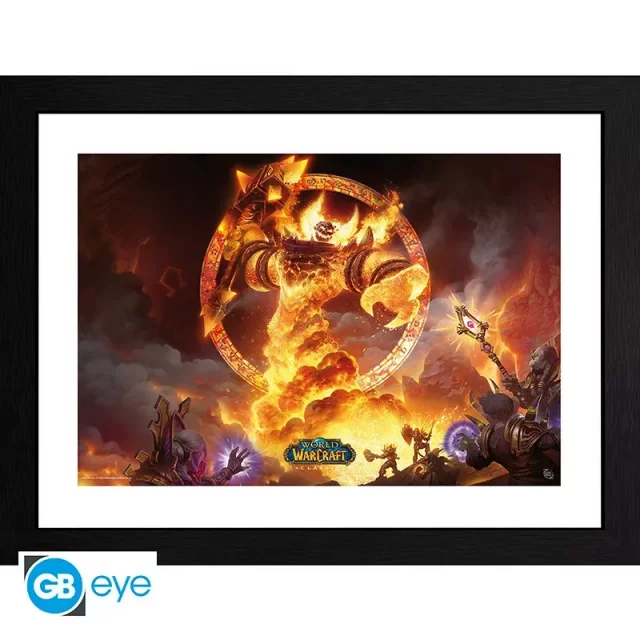 Zarámovaný plagát World of Warcraft - Ragnaros