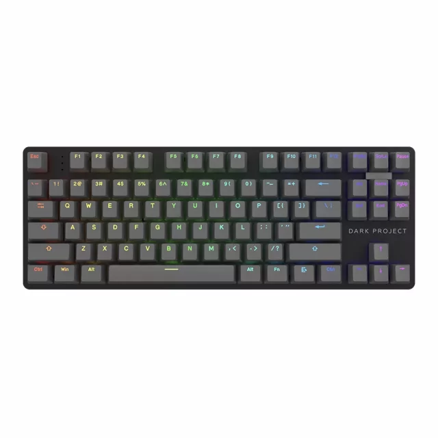 Herná klávesnica Dark Project - One KD87A Keyboard ABS Gateron Mechanical Red EU