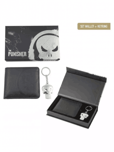 Darčeková sada Marvel - The Punisher (peňaženka, kľúčenka)