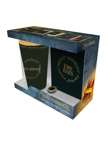 Darčekový set Lord of the Rings - The Ring (pohár, zápisník, odznak)