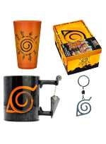 Dárkový set Naruto - Shippuden (pohár, hrnček, kľúčenka)