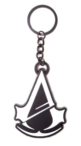 Kľúčenka Assassins Creed: Unity (čiernobiele logo)
