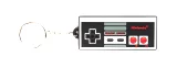 Kľúčenka Nintendo NES ovládač