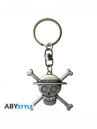 Kľúčenka One Piece - Skull Luffy Metal