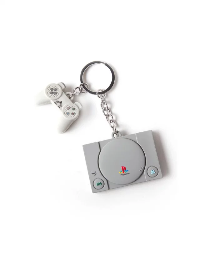 Kľúčenka PlayStation - Console and Controller 3D