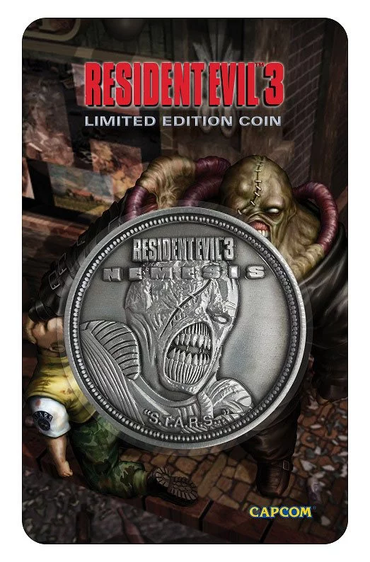 Zberateľská minca Resident Evil 3 - Nemesis Limited Edition - Kusovo limitované