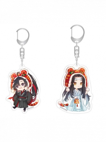 Výhodný set Grandmaster of Demonic Cultivation - Kľúčenka Wei Wuxian +Lan Wangji Chibi