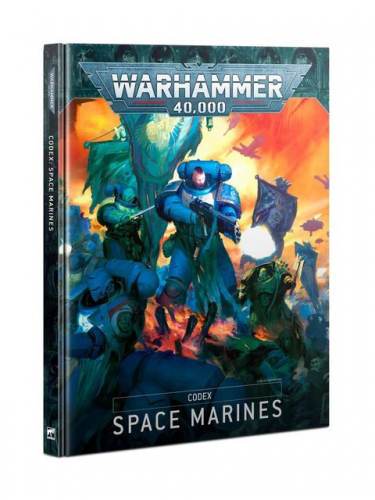Kniha W40k: Codex: Space Marines (2020) (poškodený obal)