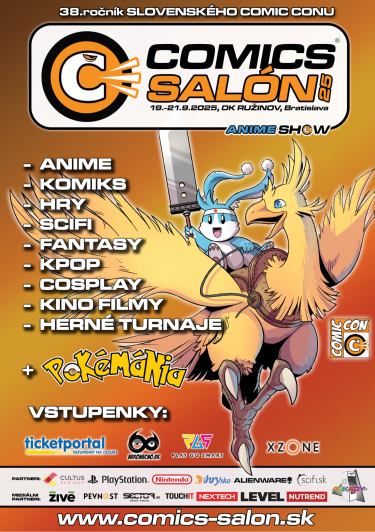 Vstupenka na Comics Salon 2025 Bratislava (3 dni - celý festival)