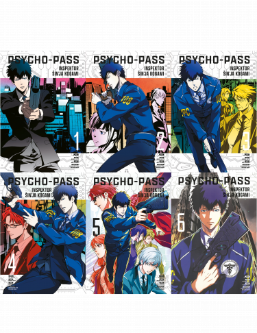 Výhodný set komiks Psycho-Pass - Inspektor Šin'ja Kógami 1-6