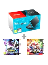 Konzola New Nintendo 2DS XL Black & Turquoise + Pokémon UM + Mario Sports