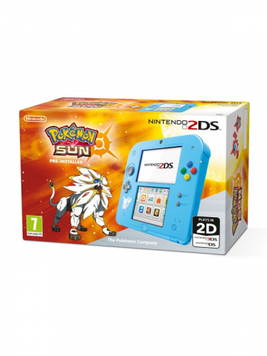 Konzola Nintendo 2DS (Pokemon Edition) + Pokémon Sun (3DS)