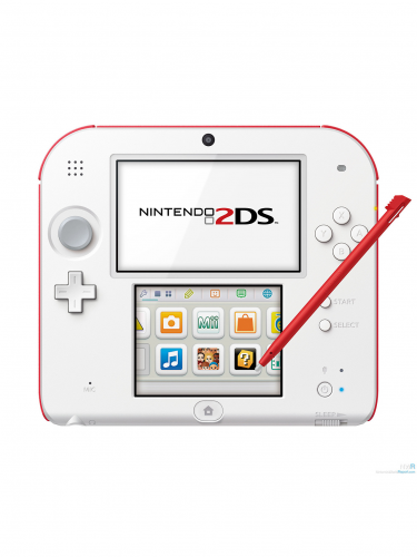 Konzola Nintendo 2DS (bielo-červená) (3DS)
