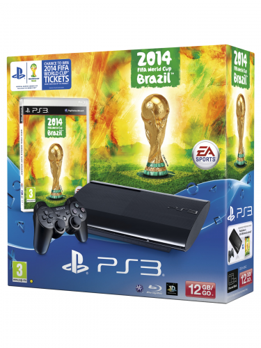 Konzola Sony PlayStation 3 Super Slim (12GB) + FIFA World Cup 2014 (PS3)