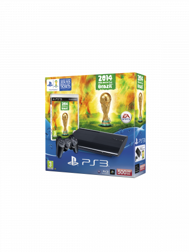Konzola Sony PlayStation 3 Super Slim (500GB) + FIFA World Cup 2014 (PS3)