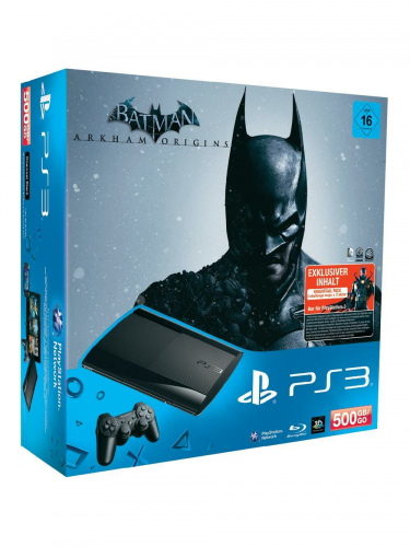 Konzola Sony PlayStation 3 Super Slim (500GB) + Batman: Arkham Origins (PS3)
